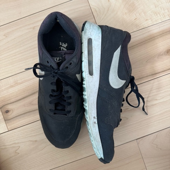 Nike Airmax Golf Shoes Black‎ and White Size 10 - Picture 1 of 5